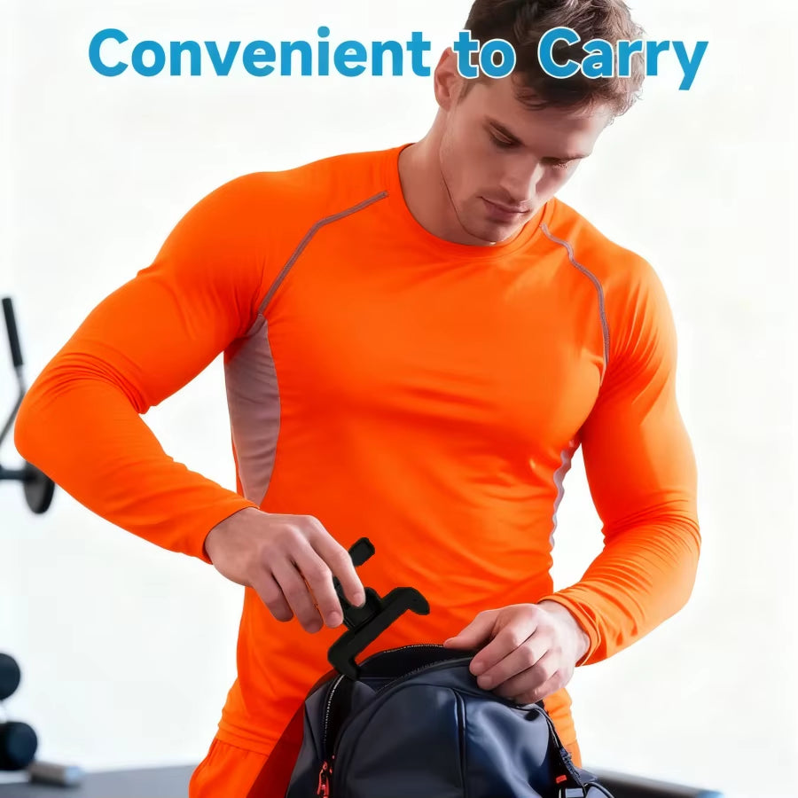 Portable Gym Magnetic Phone Holder with Magnet Base Attaches to Metal Surface, 360 ° Adjustable Gym Phone Holder Magnet Mount for A