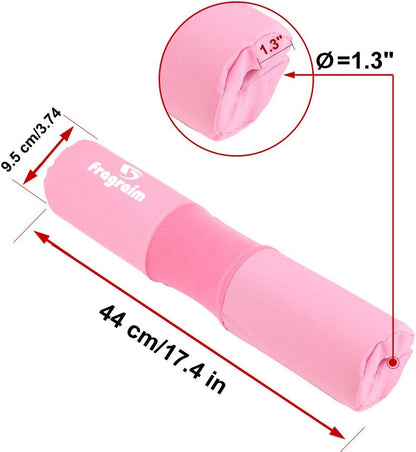 Barbell Squat Pad, Safety Bar Pad with Thick Foam and Nylon Padding - Neck & Shoulder Protective Pad Support for Squats, Lunges & Hip Thrusts - Fits Olympic Standard Weightlifting Bar
