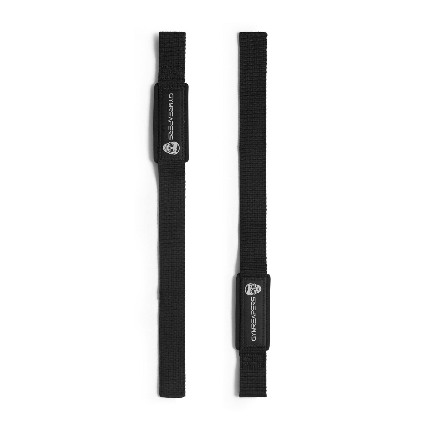Lifting Wrist Straps for Weightlifting, Bodybuilding, Powerlifting, Strength Training, & Deadlifts - Padded Neoprene with 18 Inch Cotton (Black)